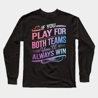 Bi Flag Pride Month Bisexuality Pride Gift Bisexual Long Sleeve T-Shirt